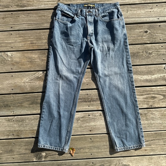 Lee Relaxed Fit Men's Jeans in Light Blue - Picture 1 of 5